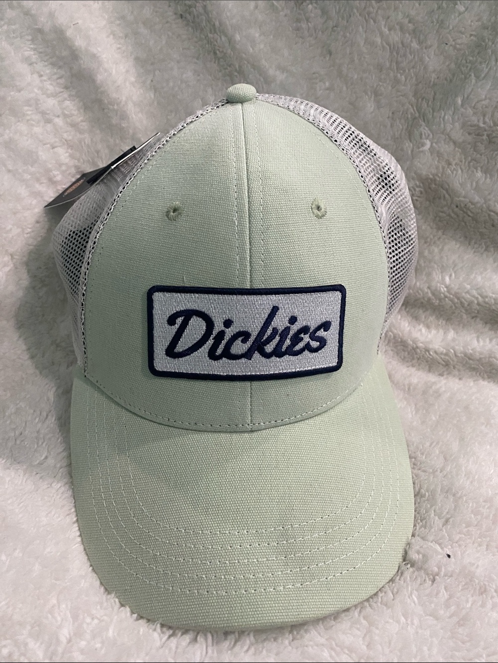 Dickies Light Mint Green and White Trucker Hat
